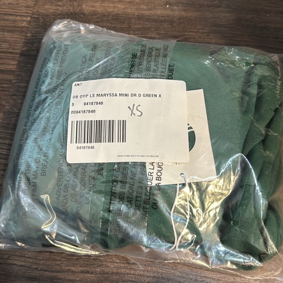 NWT! Daily Practice by Anthropologie Long-Sleeve Asymmetrical Mini Dress ☀️🧢 - Picture 7 of 8